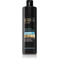 Szampony do włosów - Avon Advance Techniques Absolute Nourishment odżywczy szampon z marokańskim olejkiem arganowym do wszystkich rodzajów włosów 400 ml - miniaturka - grafika 1