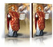 Ikony i obrazy sakralne - Ikona religijna Święty Ignacy - miniaturka - grafika 1