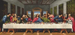 Haft krzyżykowy - Zestaw do haftu - Ostatnia Wieczerza - L. da Vinci - Pasmanteria - miniaturka - grafika 1