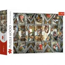 Trefl Puzle Sklepienie Kaplicy Sykstyńskiej 6000 - Puzzle - miniaturka - grafika 2