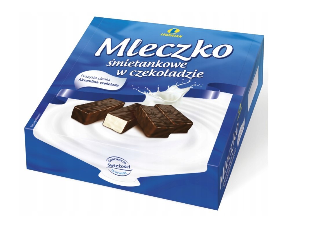 Lewiatan Mleczko Śmietankowe w Czekoladzie 380g