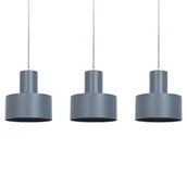 Lampy sufitowe - Regulowana lampa wisząca Rif 3 41166 nad stół do jadalni grafitowy - miniaturka - grafika 1