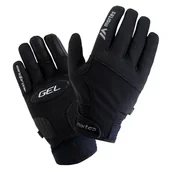 Rękawiczki sportowe męskie - SALTO 50097-BLACK - miniaturka - grafika 1