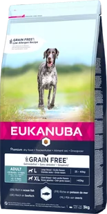 Eukanuba Adult Large Grain Free 3kg - Sucha karma dla psów - miniaturka - grafika 1