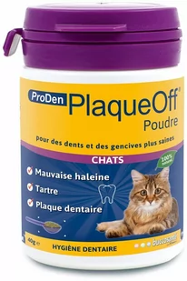 ProDen PlaqueOff do pielęgnacji zębów dla kota - PlaqueOff proszek, 40 g - Suplementy i witaminy dla kotów - miniaturka - grafika 1