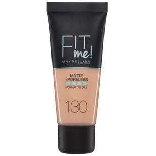 Maybelline New York Fit Me Matte&Poreless matujący podkład do twarzy 30ml 3600531324544 - Pudry do twarzy - miniaturka - grafika 1