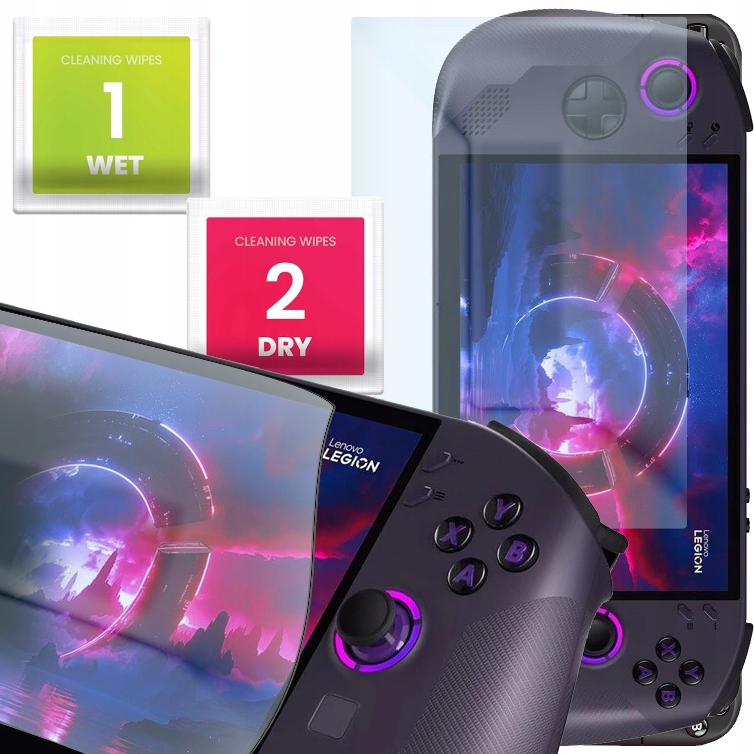 Szkło Hybrydowe Do Lenovo Legion Go S Ochronne, Szybka 9H, Na Ekran, 2.5D LSER0066