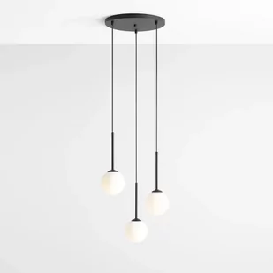 Aldex Bosso Ring lampa wisząca 3-punktowa czarna 1087E1_R 1087E1_R - Lampy sufitowe - miniaturka - grafika 1