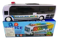 Samochody i pojazdy dla dzieci - Zabawka autobus policyjny na baterie światło dźwięk 8268 - miniaturka - grafika 1