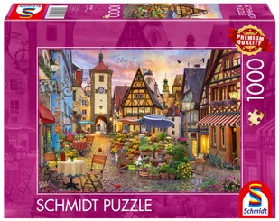 Puzzle, Rothenburg ob der Tauber / Bawaria / Niemcy, 1000 el. - Puzzle - miniaturka - grafika 1