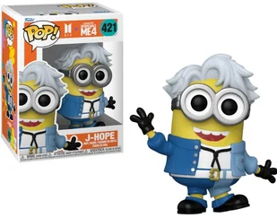 funko pop! minions x bts pop rocks 421 j-hope minionki despicable me - Figurki dla dzieci - miniaturka - grafika 1