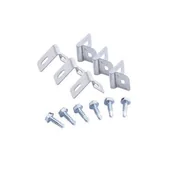 Akcesoria do ogrodzeń - Klips montażowy avoclip ocynk 6 sztuk Polbram - miniaturka - grafika 1