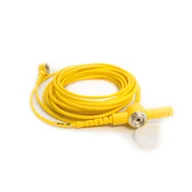 Pozostałe wyposażenie warsztatu - PARTNER B2B Kabel uziemiający do mat ESD do uziemienia pracowników, długość 4,5 m 119205 - miniaturka - grafika 1