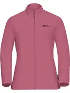 Kurtki damskie - Jack Wolfskin Kurtka polarowa "Taunus" w kolorze jagodowym - miniaturka - grafika 1
