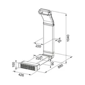 Akcesoria i części AGD - Franke Zestaw do recyrkulacji na cokół 10 cm 112.0678.323 - miniaturka - grafika 1