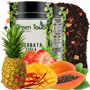 Herbata czarna TROPIKALNA GRACJA papaja mango 50g - Herbata - miniaturka - grafika 1