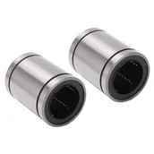 Filamenty i akcesoria do drukarek 3D - 2 sztuki liniowych łożysk kulkowych Stalowe łożyska liniowe o niskim poziomie hałasu i dużej prędkości do drukarek 3D i maszyn grawerujących - miniaturka - grafika 1