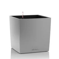 Donice - DONICA LECHUZA CUBE PREMIUM 40 SREBRNY - miniaturka - grafika 1
