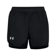 Spodenki damskie - Spodenki damskie Under Armour  Fly By 2.0 2N1 Short-BLK XS - miniaturka - grafika 1