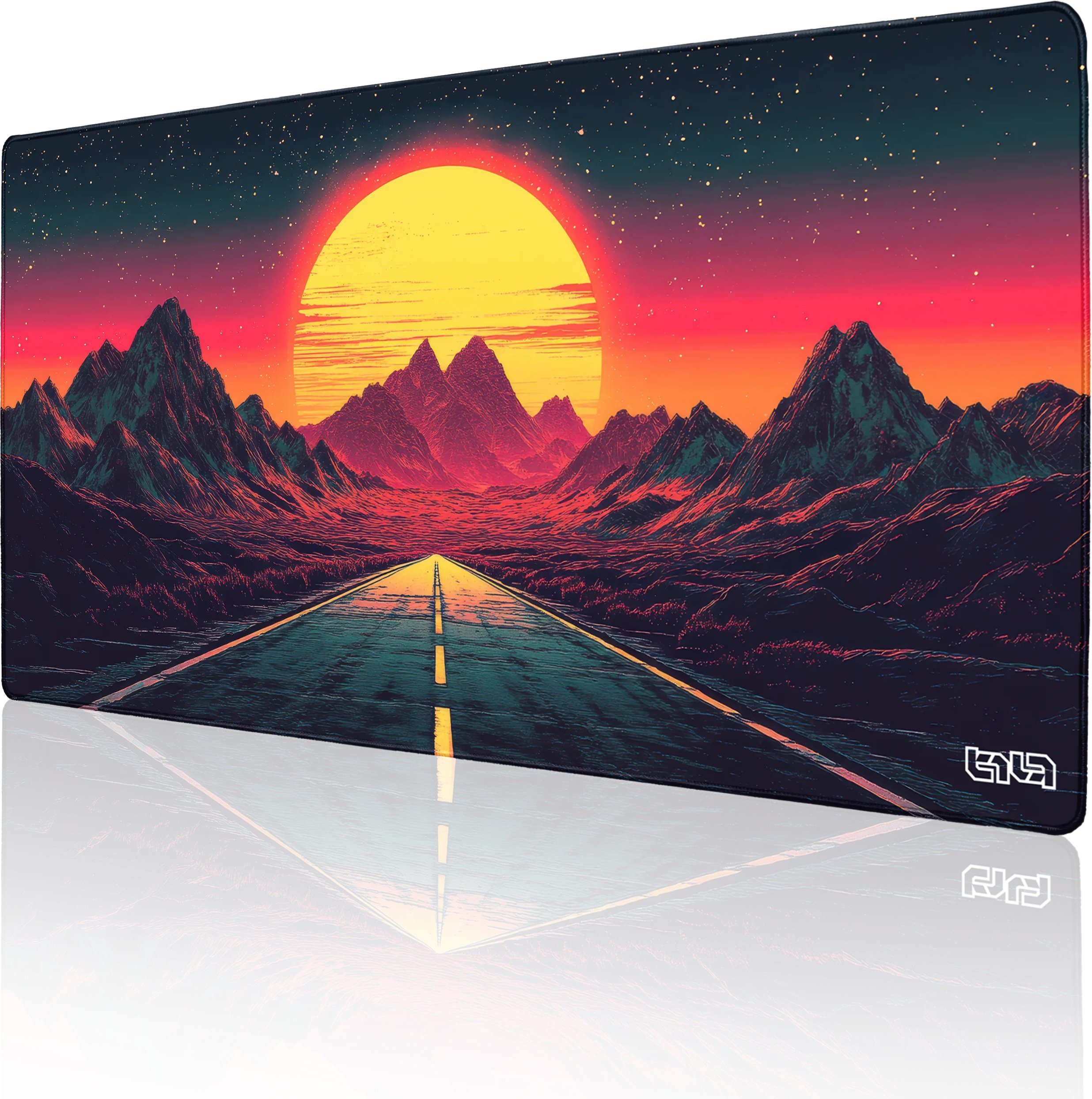 PODKŁADKA POD MYSZ GAMINGOWA Night Drive 100x50 TILT Antypoślizgowa