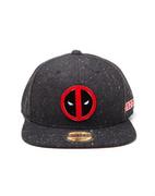 Pozostała odzież dla rowerzystów - Czapka Snapback Metalowe Logo Deadpool - Marvel - miniaturka - grafika 1