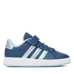 Sneakersy adidas Grand Court 2.0 JR6118 Granatowy - Buty dla dziewczynek - miniaturka - grafika 1