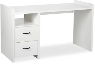 Biurko dziecięce AMELIA 145cm białe LITTLE SKY - Biurka dla dzieci - miniaturka - grafika 1