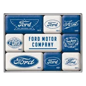 Dekoracje domu - 83123 Magnesy (9szt) Ford Logo Evolution - miniaturka - grafika 1