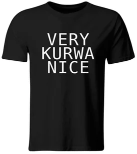 Koszulka Very Kur#a Nice, Śmieszny T-shirt, roz. L - Koszulki męskie - miniaturka - grafika 1