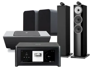 NAD M10 v2  (czarny) + 703 S3 (czarny) + PULSE FLEX 2i (czarny) + PULSE SUB+ (czarny) - Zestawy stereo - miniaturka - grafika 1
