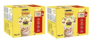 PURINA Friskies Cat mięso w sosie MIX smaków 48x85g - Mokra karma dla kotów - miniaturka - grafika 1