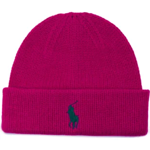 POLO RALPH LAUREN Wełniana czapka - Czapki damskie - miniaturka - grafika 1
