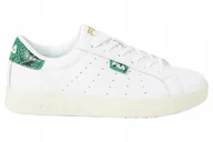 Sneakersy damskie - Buty Fila Lusso damskie skórzane sneakersy białe modne r. 40 - miniaturka - grafika 1
