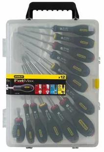 Stanley Zestaw 12 wkrętaków uniwersalnych FatMax PZ, PH, płaskie 0-65-426 - Pozostałe elektronarzędzia - miniaturka - grafika 1
