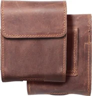 Etui i futerały do telefonów - OEM Kabura uniwersalna do paska skórzana ROYAL Crazy Horse pozioma rozmiar V do SAMSUNG FLIP 1 / 2 / 3 / 4 / HUAWEI P50 Pocket / MOTOROLA RAZR 5G brązowa - miniaturka - grafika 1