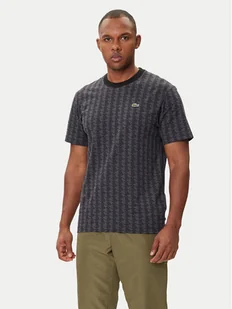 Lacoste T-Shirt TH5902 Szary Regular Fit - Koszulki męskie - miniaturka - grafika 1