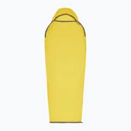 Śpiwory - Wkładka do śpiwora Sea to Summit Reactor Sleeping Bag Liner Mummy compact yellow - miniaturka - grafika 1