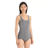 Koszulki i topy damskie - Damska koszulka z wełny merino Icebreaker Siren Tank gritstone heather - XS - miniaturka - grafika 1