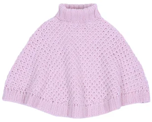 Różowe poncho 3-4 lat 104 cm - Moda i Uroda OUTLET - miniaturka - grafika 1