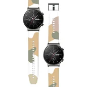 Etui i futerały do telefonów - Strap Moro opaska do Huawei Watch GT2 Pro silikonowy pasek bransoletka do zegarka wzór 7 - miniaturka - grafika 1
