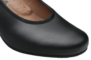 Czółenka na obcasie buty AXEL Comfort 1757 Czarne na Haluksy Kosela Medic 9757 - Czółenka - miniaturka - grafika 5