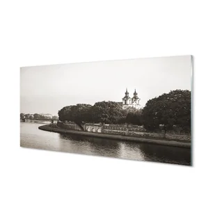 Lacobel kuchenny + klej Kraków Rzeka most 120x60 - Tablice i flipcharty - miniaturka - grafika 1