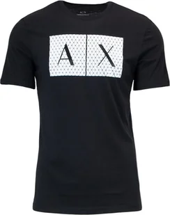ARMANI EXCHANGE T-shirt męski bawełna czarny GR36487 - Rozmiar: XL - Koszulki męskie - miniaturka - grafika 1
