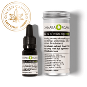 Suplementy naturalne - Cannaba Organics Olej 10% CBD (1000 mg/10 ml) surowy z chlorofilem Olej 10% CBD RAW - miniaturka - grafika 1