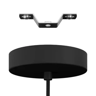 Żyrandol Bajazzara, jeden klatkowy klosz, czarny - Lampy sufitowe - miniaturka - grafika 2