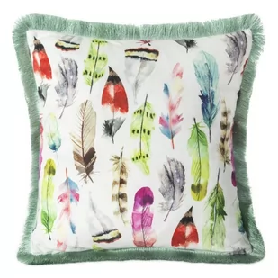 Eurofirany Poszewka dekoracyjna PIÓRKA 45X45cm bia-ziel 64583 349918 - Poduszki dekoracyjne Eurofirany Poszewka dekoracyjna PIÓRKA 45X45cm bia-ziel 64583 349918 - Poduszki dekoracyjne - miniaturka - grafika 1
