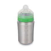 Butelki dla niemowląt - Klean Kanteen, Baby Bottle, Butelka dla niemowlaków, Brushed Stainless, 267 ml - miniaturka - grafika 1