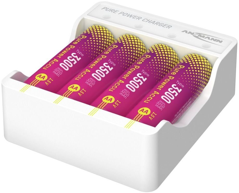 Ładowarka Ansmann PurePower Charger Set – Includes 4 x AA 3500mAh Batteries