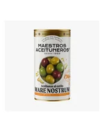 Zdrowa żywność - Oliwki MAESTROS MARE NOSTRUM puszka 4,2kg z pestką w 3 kolorach w oliwie - miniaturka - grafika 1