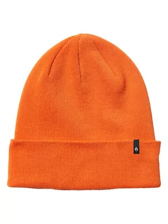 Czapki męskie - Nixon Czapka beanie w kolorze pomarańczowym - grafika 1